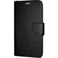 Lommeboketuier GL iPhone 12/12 Pro Cover Fancy Lommebok -deksel Håndleddsrem Svart