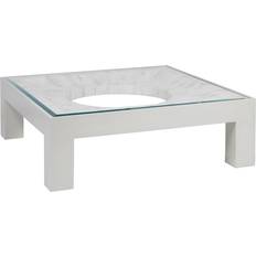 Glass Dining Tables Signature White Elation Square