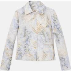 Lino Giubbotti Lafayette 148 New York Abstract Print Jacket