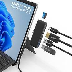 Yeemie Pro Surface Pro 8 Hub Docking Station with USB-C Thunerbolt