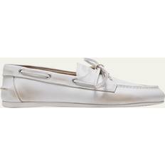 Miu Miu Loafers Miu Miu Leather Lace-Up Moccasins