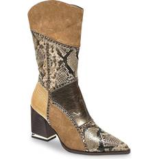 Ninety Union Art Bootie Women's Taupe Boots Cowboy & Western