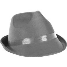 Gray Headgear Costume Agent Dress Up Party FEDORA Hat