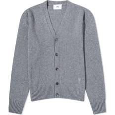 Unisex - Wool Cardigans Ami Paris Cardigan Men colour Grey