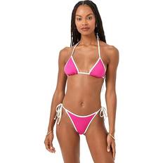 XS Bikini Tops L*Space Aspen Bikini Top Bougainvillea-Cream