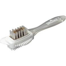 Pedag Pedag Suede Shoe Cleaner Brush German Made 4-Way Cleaning & Refreshing Brush for Suede Leather Products with Brass & Nylon Bristles