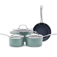 Cookware NuWave Nuwave 7pc Healthy Duralon Cookware Set with lid
