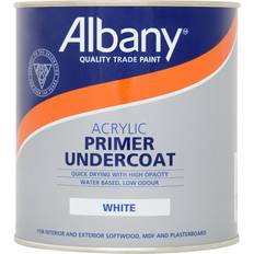 Albany Acrylic Primer Undercoat Wood Paint White