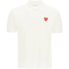 Comme des Garçons Tøj Comme des Garçons Comme Des Garcons Play Polo Shirt - Hvid/Rød