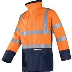 Steel Cap Work Wear Sioen Elliston Jacket Hi-vis Oange/Navy