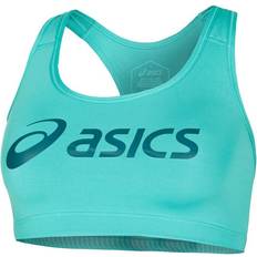 Blå - Løb BH'er Asics CORE LOGO BRA Aurora Green/Rich Teal