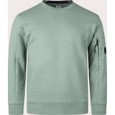 CP COMPANY Mens Diagonal Raised Fleece Sweatshirt Colour: 626 Green Bay