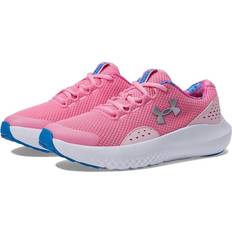 Silver Running Shoes Under Armour Girls' Grade School UA Surge Printed Running Shoes Pink