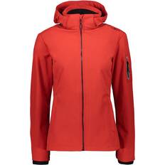 Chaqueta Softshell - Rojo Chaquetas CMP Chaqueta Impermeable Woman Jacket Zip Hood - Rouge