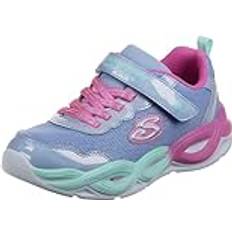 Skechers Purple Trainers Skechers Girls Periwinkle Mesh/Multi Trim