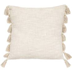 Housses de coussin Atmosphera fransen Kissenbezug Beige (50x50cm)