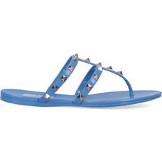 Valentino Garavani Dame Sandaler med hæl Valentino Garavani Rockstud Rubber Sandals - Blue