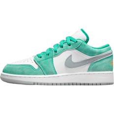 Chaussures de sport Air Jordan 1 Low SE GS - New Emerald Grey