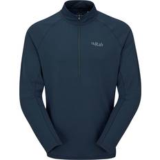 Rab T-shirts Rab Sonic Men's Long Sleeve Zip Neck T Shirt Tempest