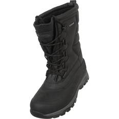 Mountain warehouse Mens Nevis Extreme Suede Snow Boots Jet Black