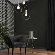 Graham & Brown Black Wallpapers Graham & Brown Christian Texture Wallpaper 112186 in Charcoal Grey