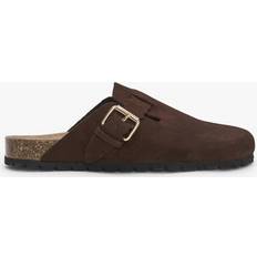 Laced Clogs Daniel DANIEL Iclog Brown Suede Clogs 35, Colour: Brown Suede
