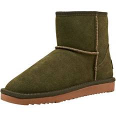 Esprit Veloursleder-Boots mit Kunstfellfutter