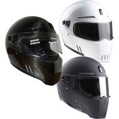 Bandit Alien II Motorradhelm, schwarz, Größe