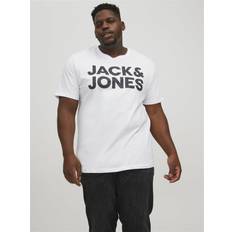 6XL - Hombre Camisetas Jack & Jones Camiseta de manga corta Blanc