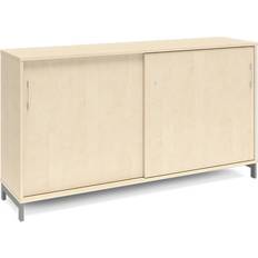 Beige Skrivebord Ergoff DNA Birch/Grey Skrivebord 40x160cm