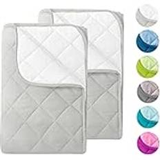 2 Stück Microfaser Steppbett Wende-Design 135x200 Daunendecke (200x135cm)