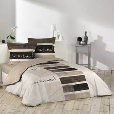 Naturfarvet Dynebetræk Douceur D Interieur Pościel Bawełniana Natural 200 x 200 cm Dynebetræk Beige, Naturfarvet (200x200cm)