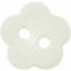 Milward Buttons Size 12mm, 2 Hole, White, Pack of 5
