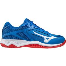 Children's Shoes Mizuno Lightning Star Z6 Junior Shoes - French Blue/White/Fiery Re