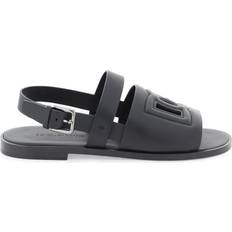 Dolce & Gabbana Sandalen Dolce & Gabbana Sandalen DG aus Leder Schwarz