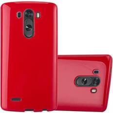 Cadorabo TPU Jelly Cover LG G3 Smartphone Hülle, Rot