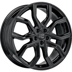 Bilfälgar MSW 41 fur jeep compass 7.5x19 5x110 gloss black u7n - Schwarz - 7,5