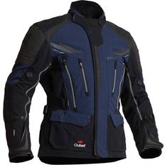 Halvarssons Mora Waterproof Motorcycle Textile Jacket - Black/Blue