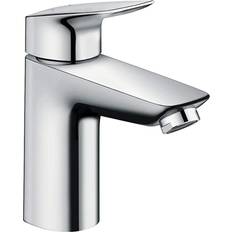 Hansgrohe Logis Basin Mixer Tap 100 With Pop Up Waste 71100000 Chrome