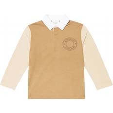 Beige - Drenge Polotrøjer Burberry Burberry Kids Logo embroidered polo shirt beige Y