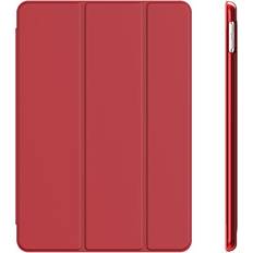 JeTech Case for iPad 9 10.2 Inch Auto Wake Sleep Red
