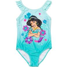 Green Swimsuits Children's Clothing Disney Disney Princess Jasmine Toddler Girls One Piece Bathing Suit Green 2T