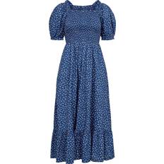 Polo Ralph Lauren Women Dresses Polo Ralph Lauren Shirred Cotton Maxi Dress Multi