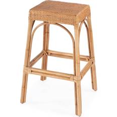 Rattan Seating Stools Butler Specialty Company Robias Rectangular Seating Stool 30"