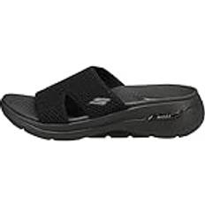 Skechers Damen Slides, Black