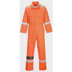 M Overalls Portwest Bizflame Ultra Coverall FR93 Orange Colour: Orange