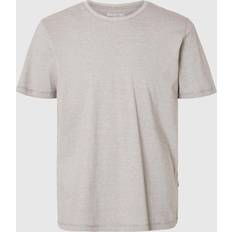 Selected HOMME SLHASPEN Mini SS O-Neck Tee NOOS, Morel/ränder: egern