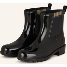 38 ⅔ Gummistiefel Tommy Hilfiger Damen Gummistiefel Essential Rainboot mit Blockabsatz, Schwarz Black