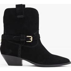 Daniel DANIEL Esmena Black Suede Western Ankle Boots 38, Colour: Black