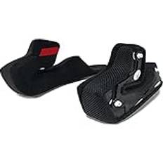 Nolan N87 Cheek Pads - Black/Red